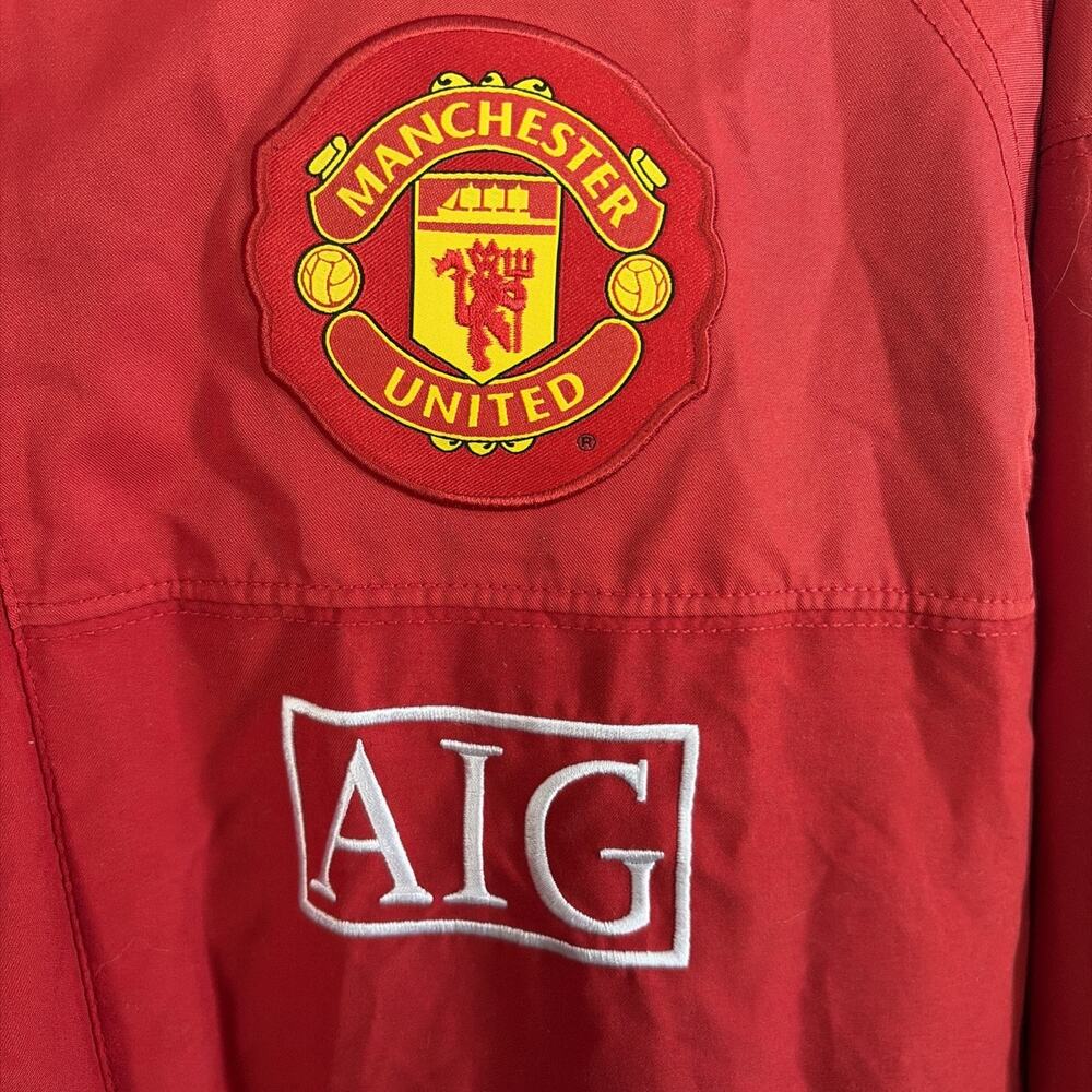 Vintage 2008/2009 Nike Manchester U. Full Zip Jacket AIG Training Nike Small - Picture 2 of 13